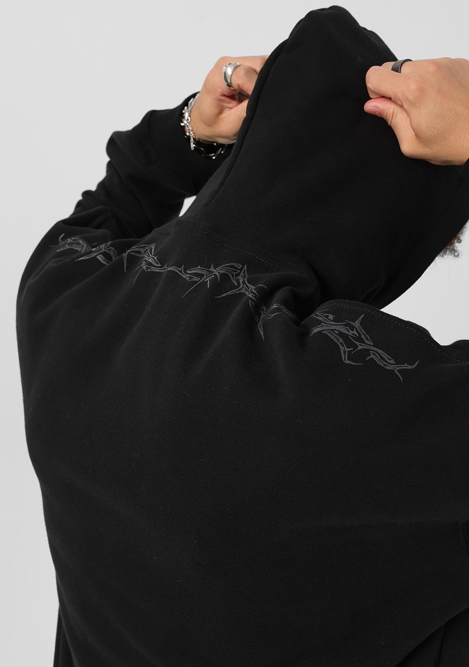 JHYQ Spiked Hoodie