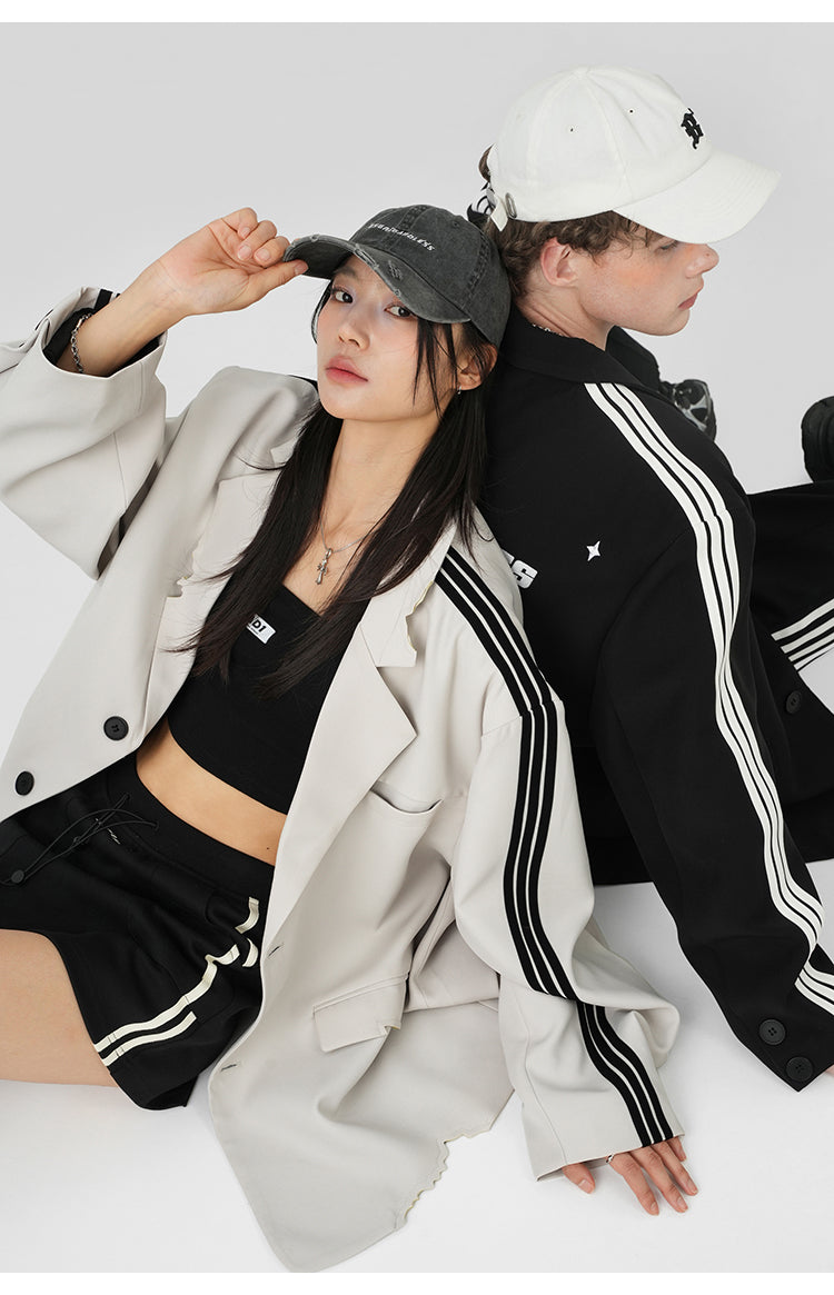 BJHG Striped Blazer Jacket