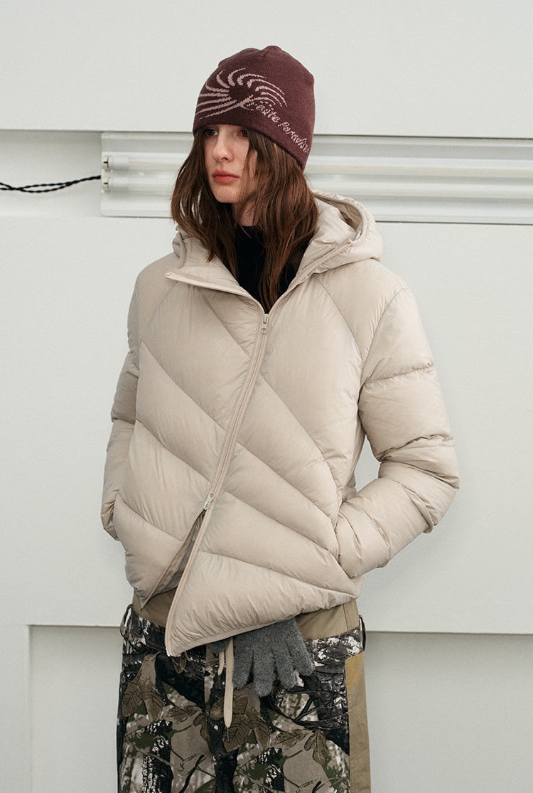 KREATE 'Eclipse' Cross-Zip Puffer Coat