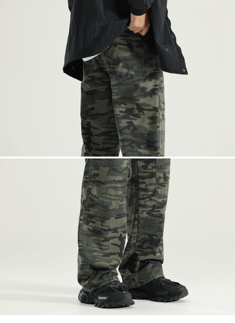 GTRG Camo Print Jeans