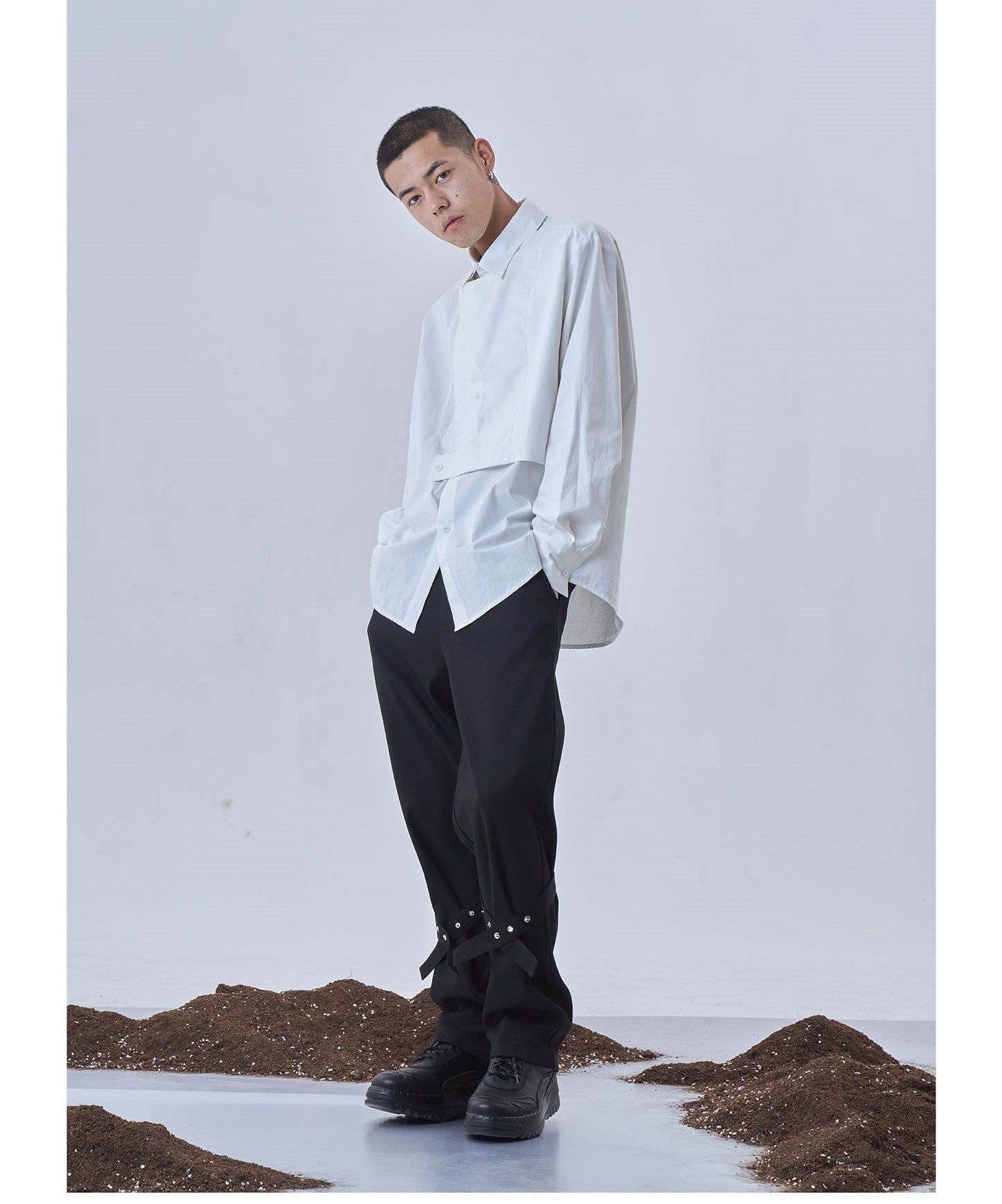 PCLP Unstructured Long Sleeve Polo