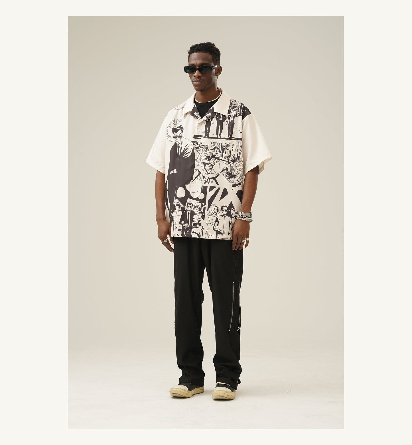 Unfilled Reference 'Comic' Button-Up Shirt