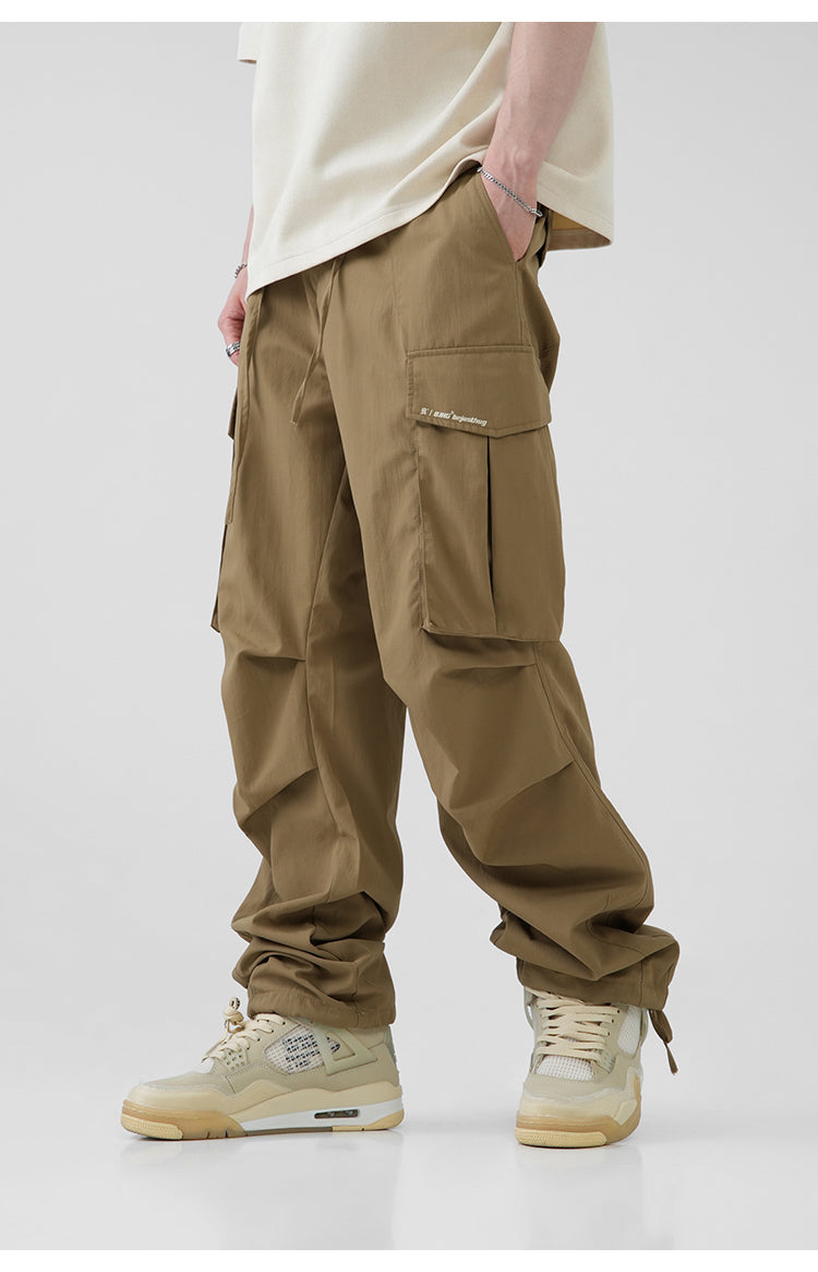 BJHG Pleated Utility Cargo Trousers