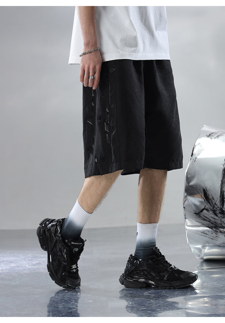 BJHG Casual Button-Up Shorts