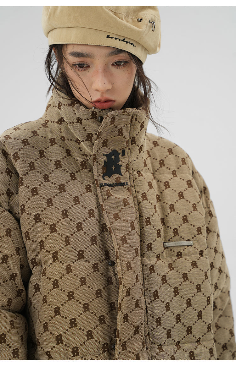 BJHG Personalized Monogram Puffer Jacket