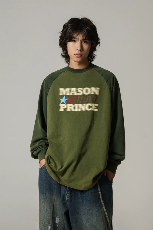 MASONPRINCE '1990' Long Sleeve with Contrast Details