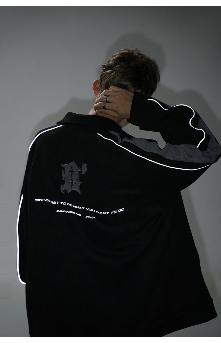 BJHG 3M Suede Athletic Jacket