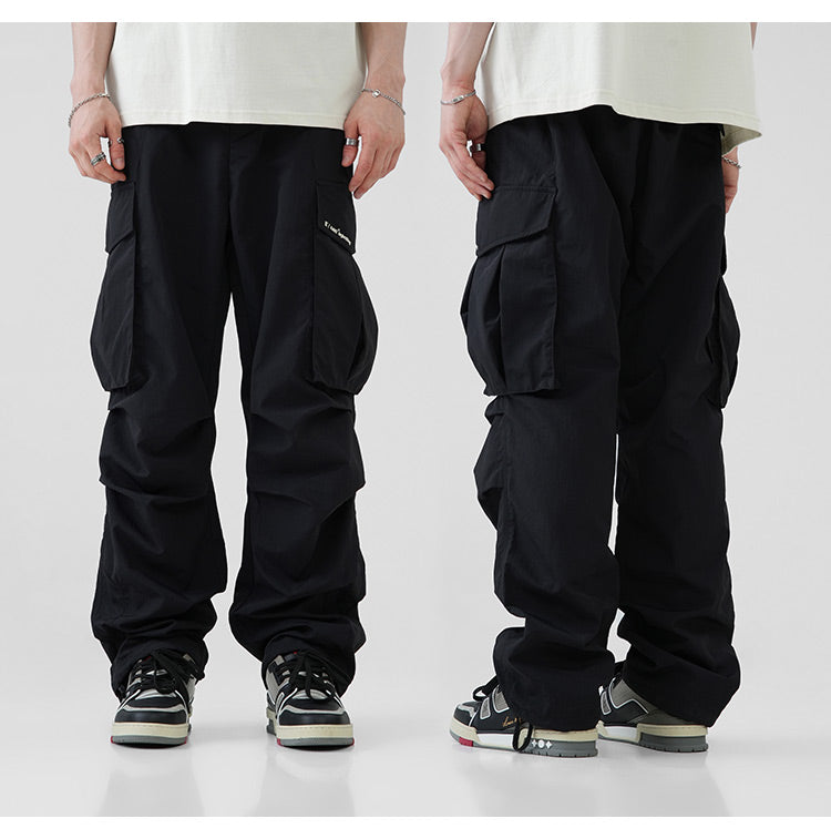 BJHG Pleated Utility Cargo Trousers