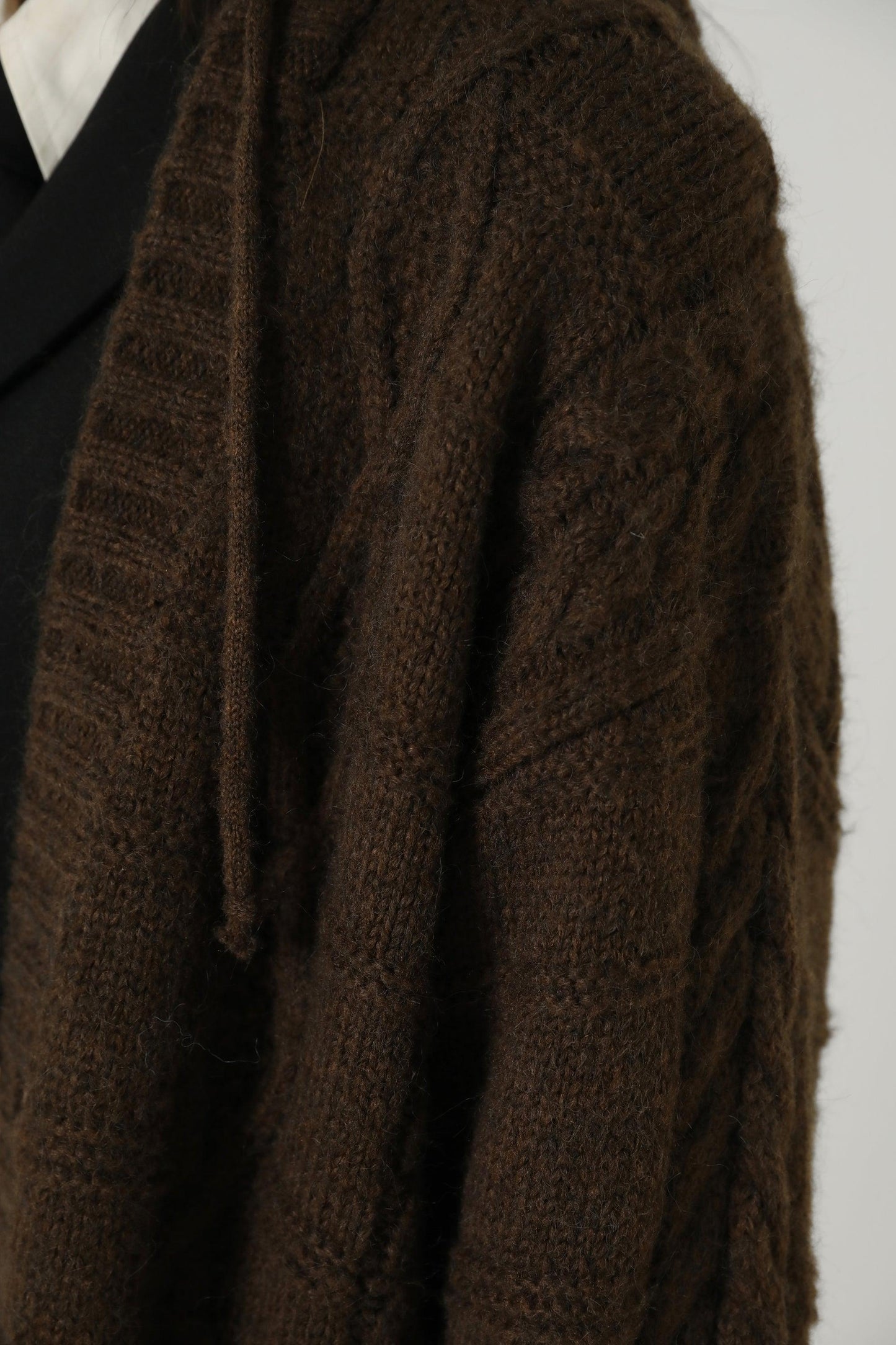 MASONPRINCE Edith Hooded Knit Cardigan