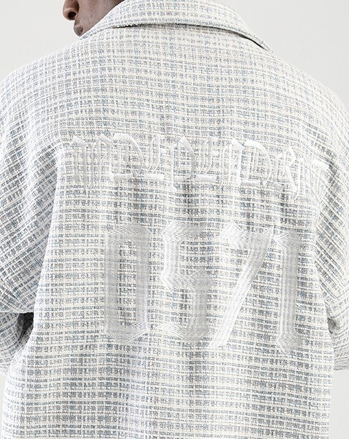 NOSAW Unfinished Edge Tweed Flannel