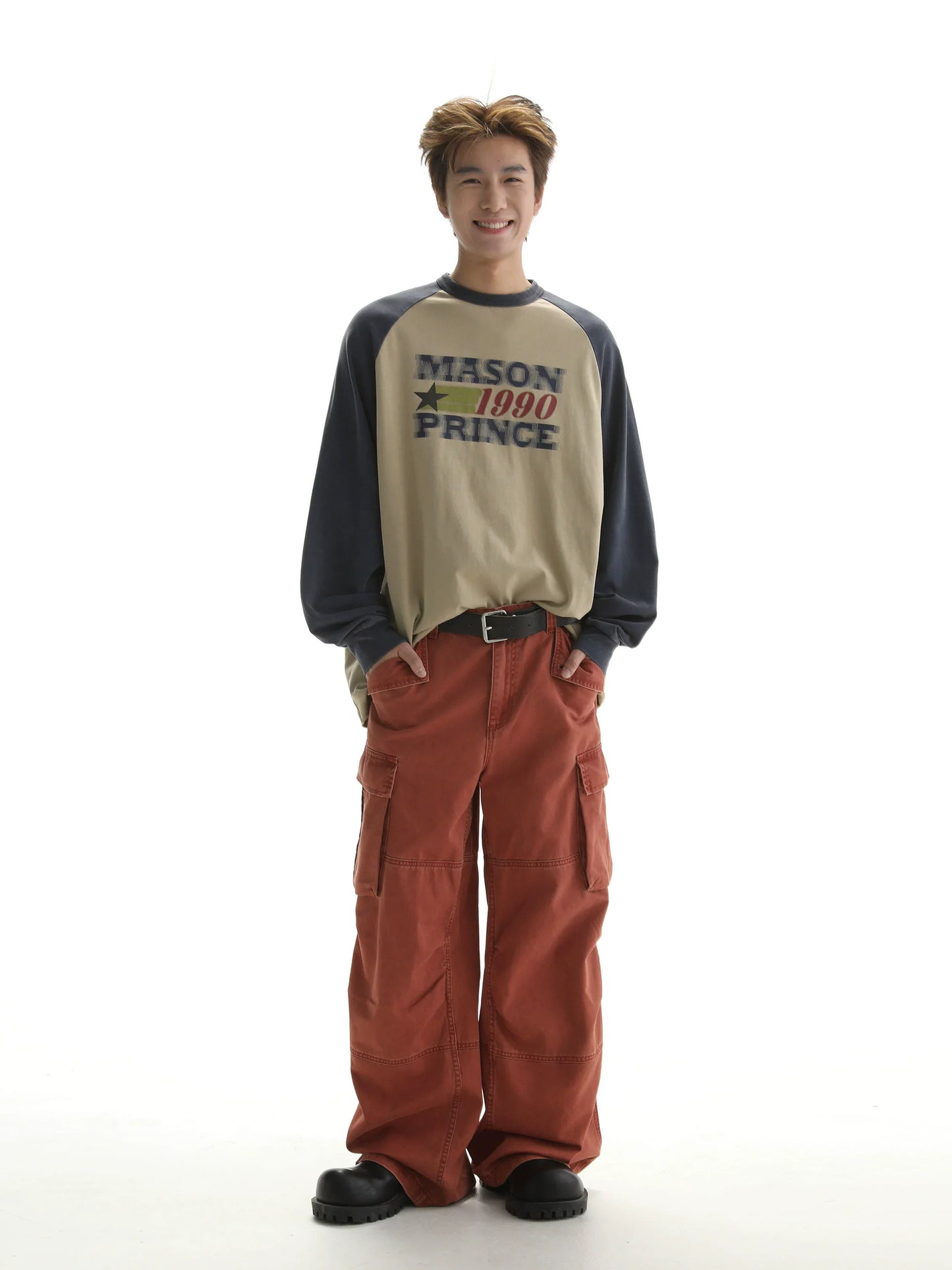 MASONPRINCE '1990' Long Sleeve with Contrast Details