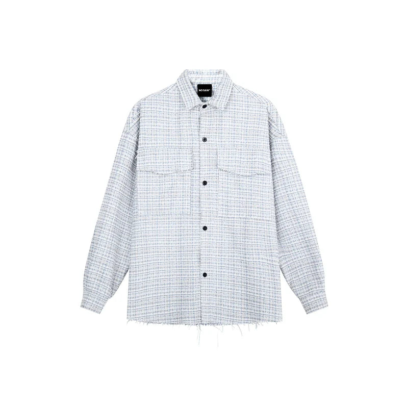 NOSAW Unfinished Edge Tweed Flannel