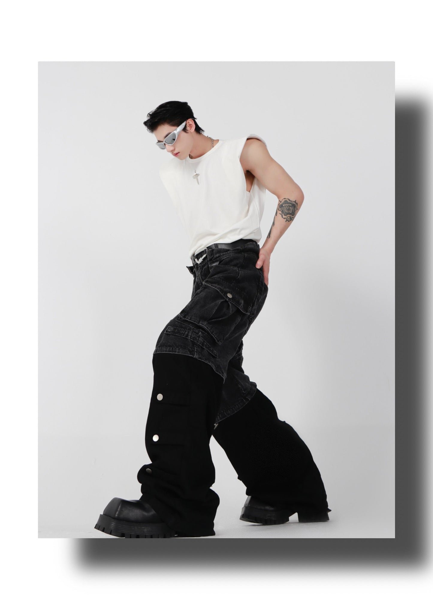 CulturE Star Spiked Tank Top