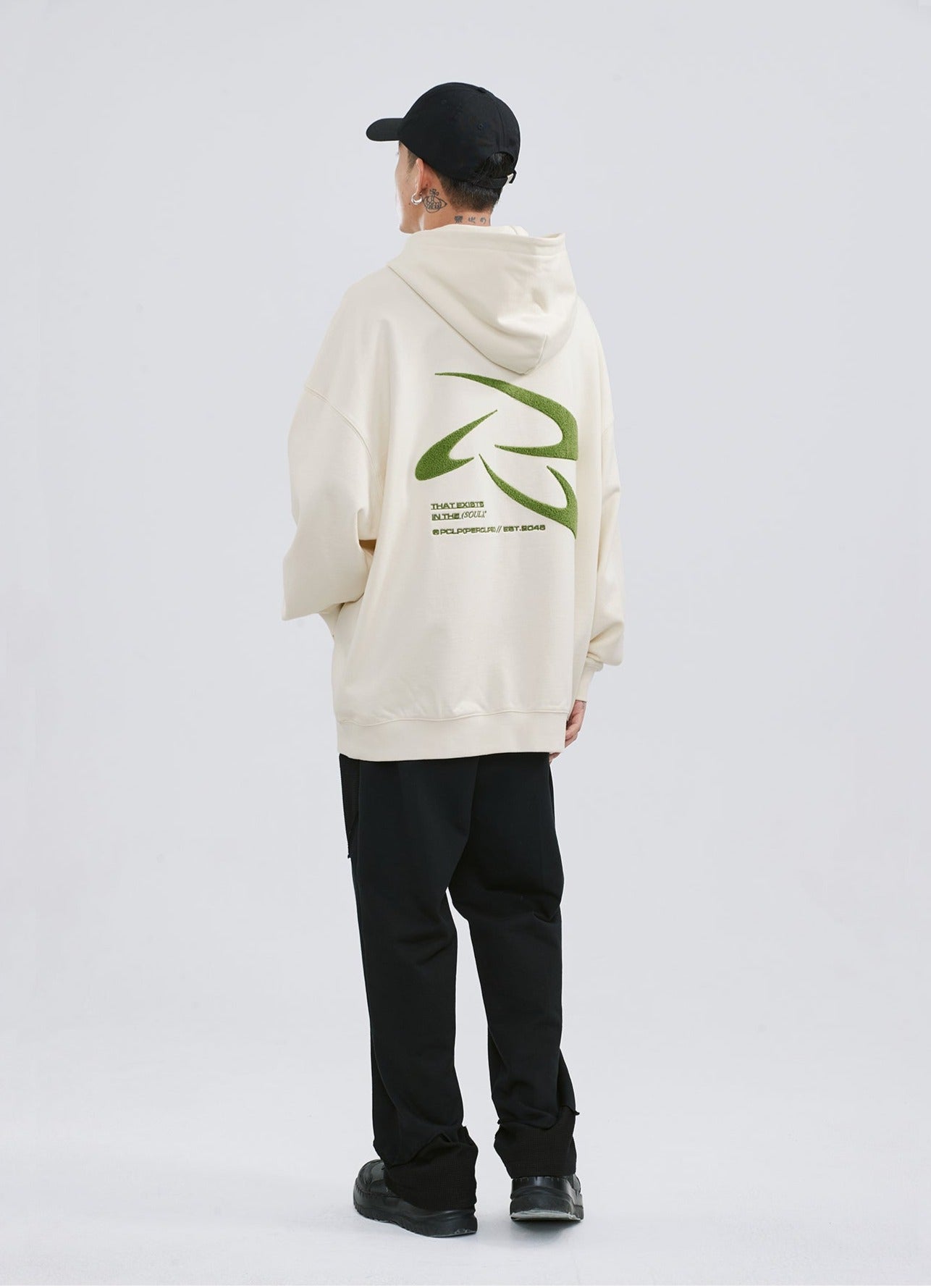 PCLP Embroidered Hoodie with Frisbee Design