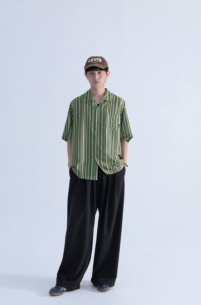 Mentmate Vintage Stripe Button-Up Shirt