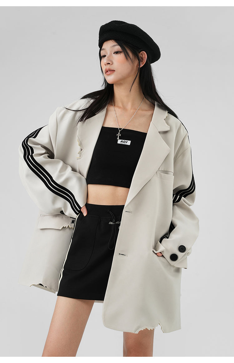 BJHG Striped Blazer Jacket