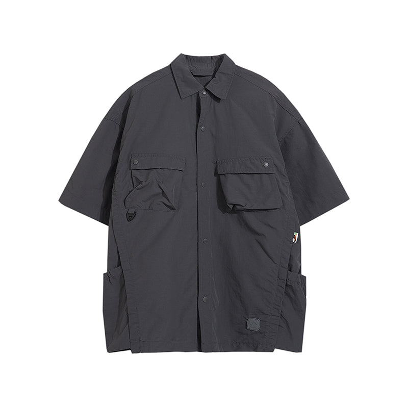 GTRG Panelled Button-Down Shirt