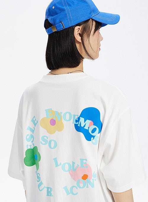 ICONSLAB Floral Garden T-Shirt