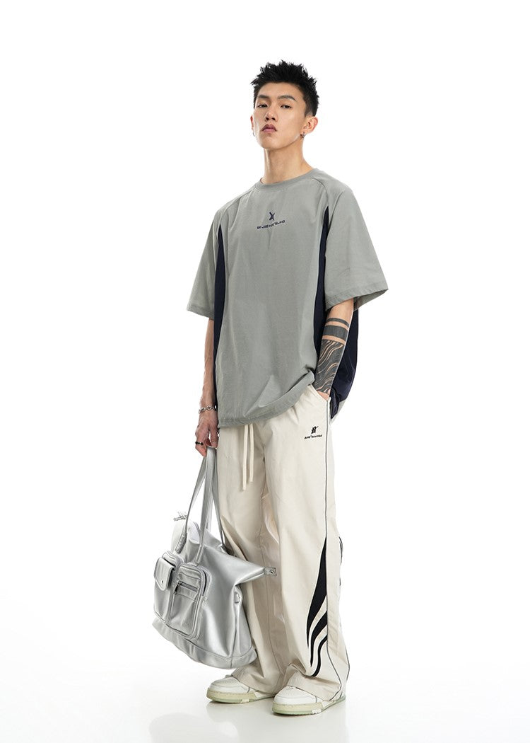 BJHG Curved Contrast T-Shirt