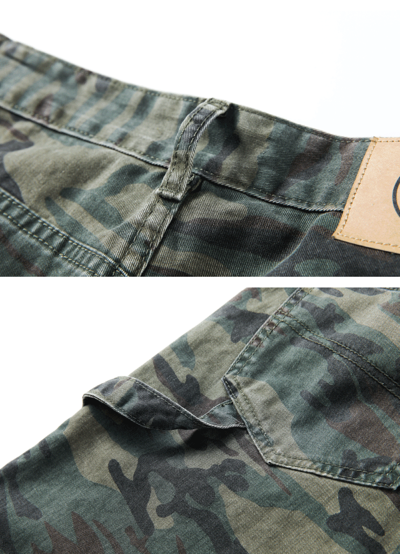 GTRG Camo Print Jeans