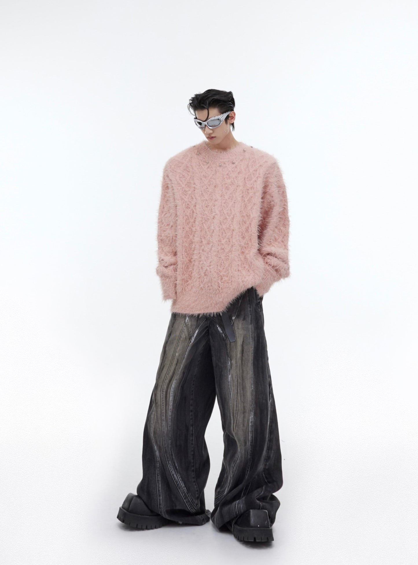 CulturE Studded Neckline Sweater