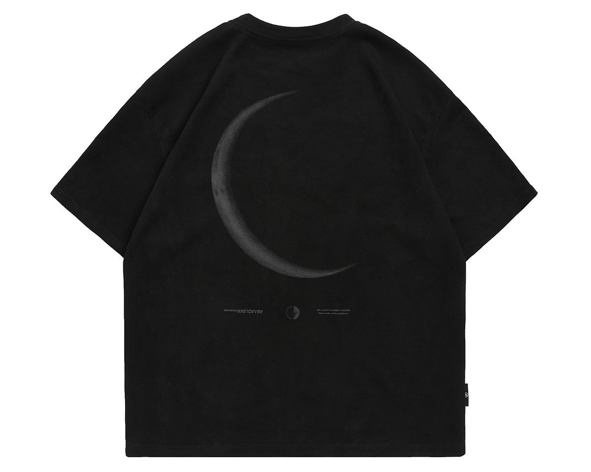 BJHG 3M Reflective Crescent Moon T-Shirt