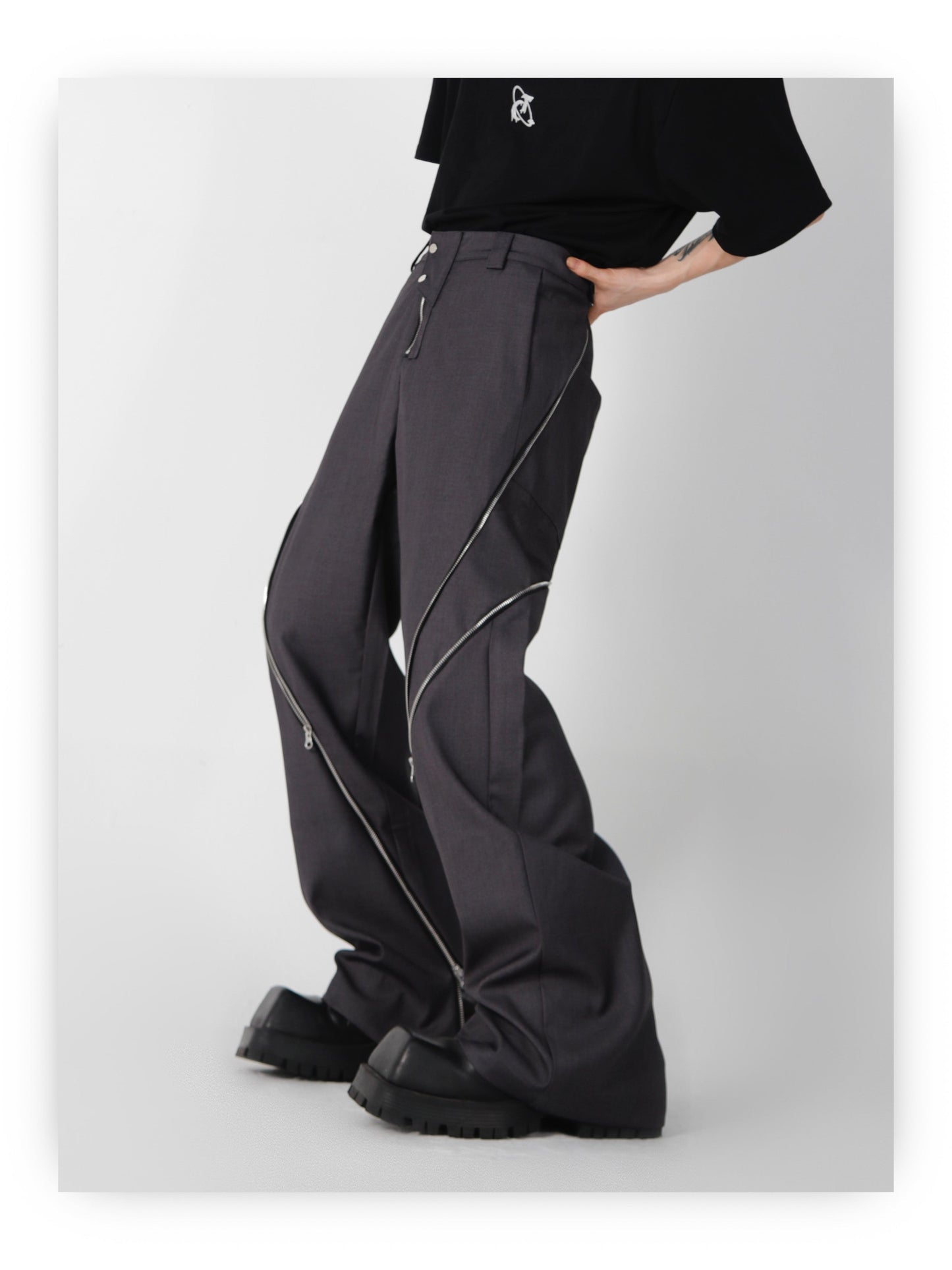 CulturE Zip-Up Trousers