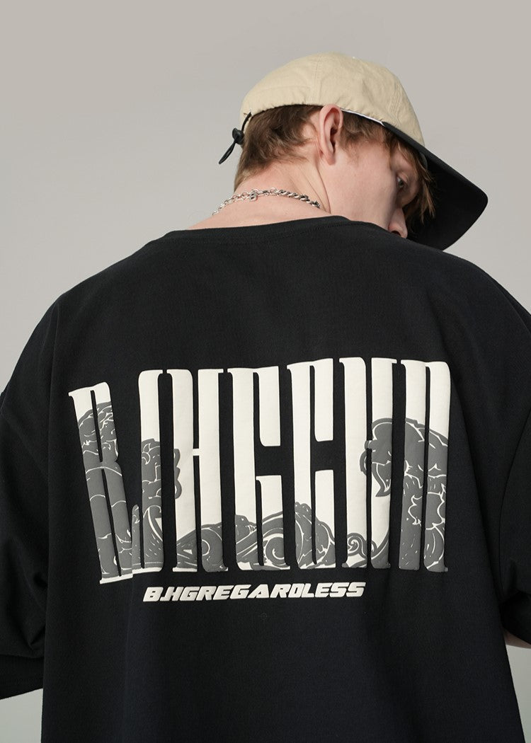 BJHG Iconic Wave Graphic T-Shirt