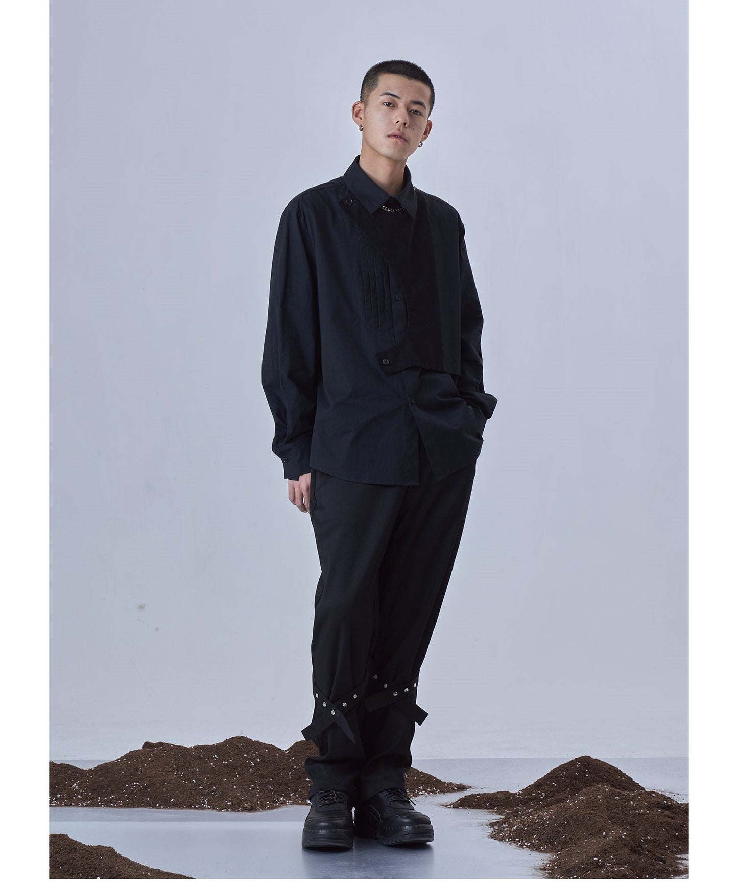 PCLP Unstructured Long Sleeve Polo