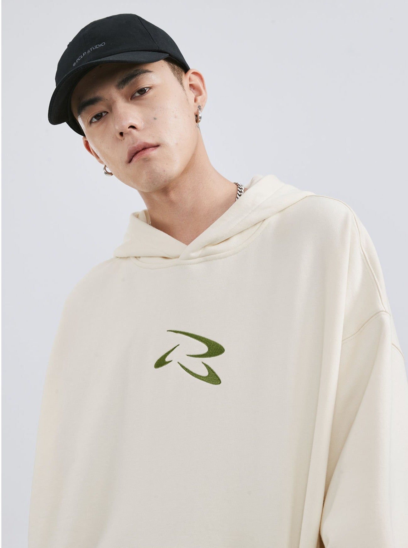 PCLP Embroidered Hoodie with Frisbee Design