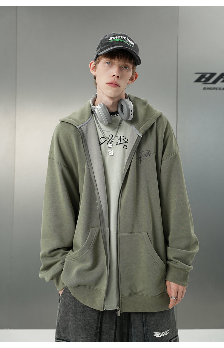 BJHG Logo Hoodie with Script Design