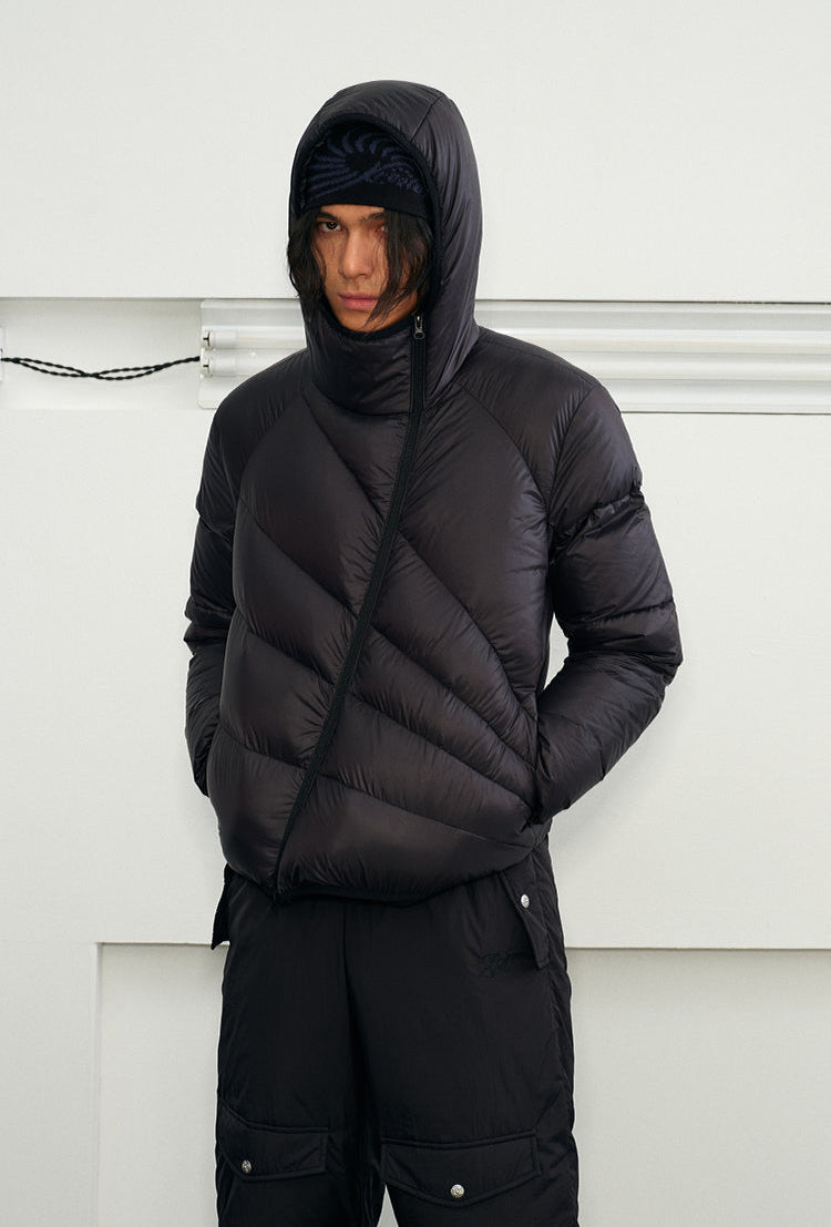 KREATE 'Eclipse' Cross-Zip Puffer Coat