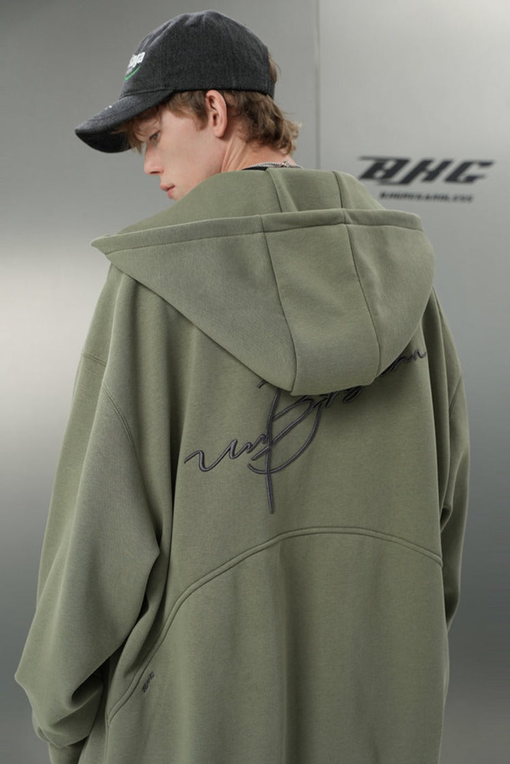 BJHG Logo Hoodie with Script Design