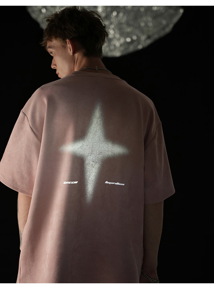 BJHG 3M Reflective Star Spike T-Shirt
