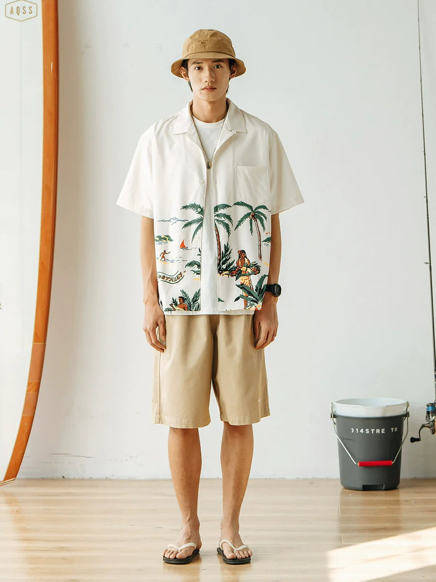 714street 'Breeze' Casual Button-Up Shirt