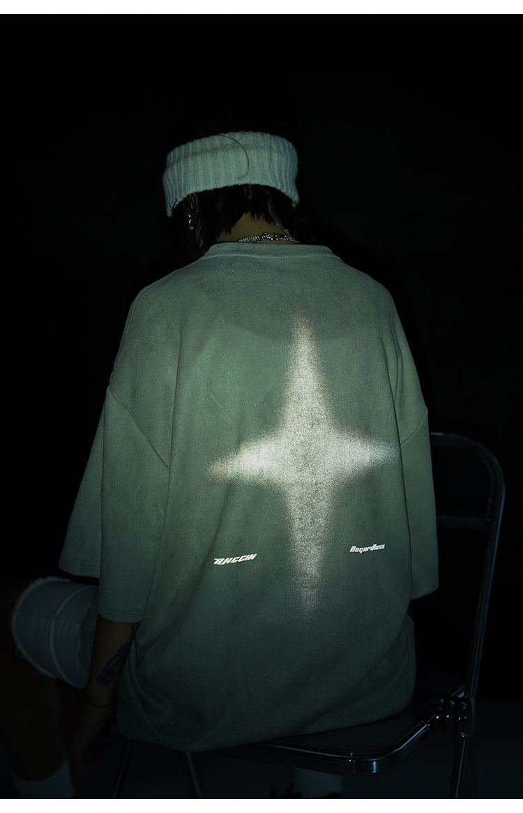 BJHG 3M Reflective Star Spike T-Shirt
