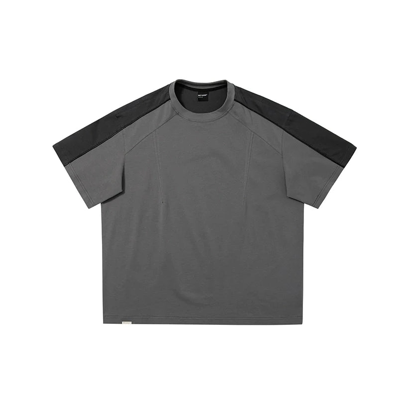 NOSAW Color Block Spliced T-Shirt