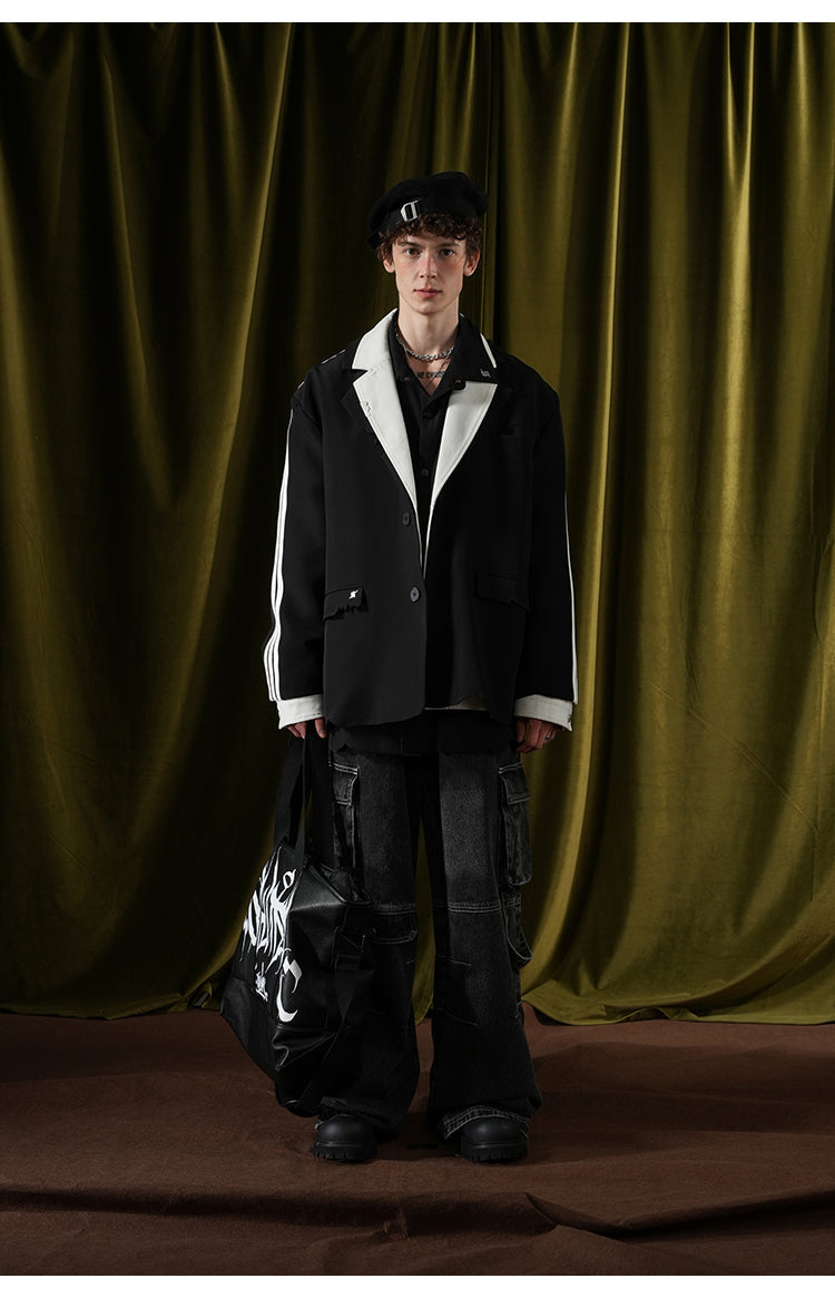 BJHG Striped Blazer Jacket