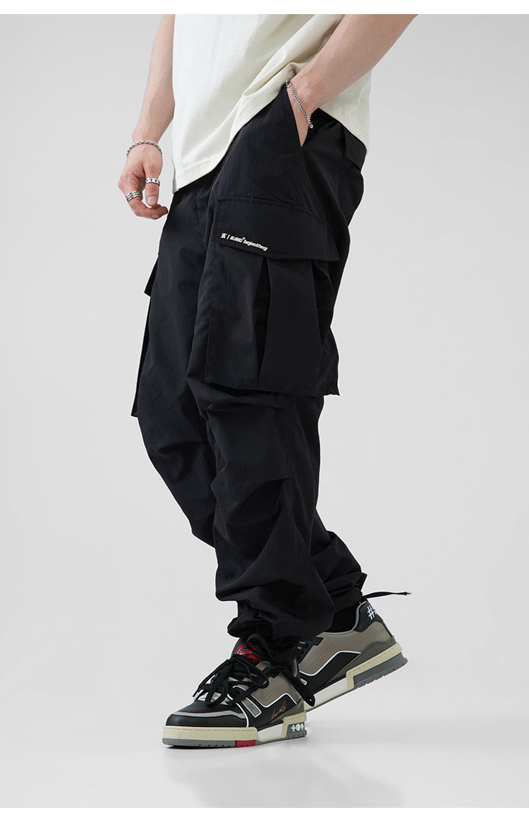 BJHG Pleated Utility Cargo Trousers