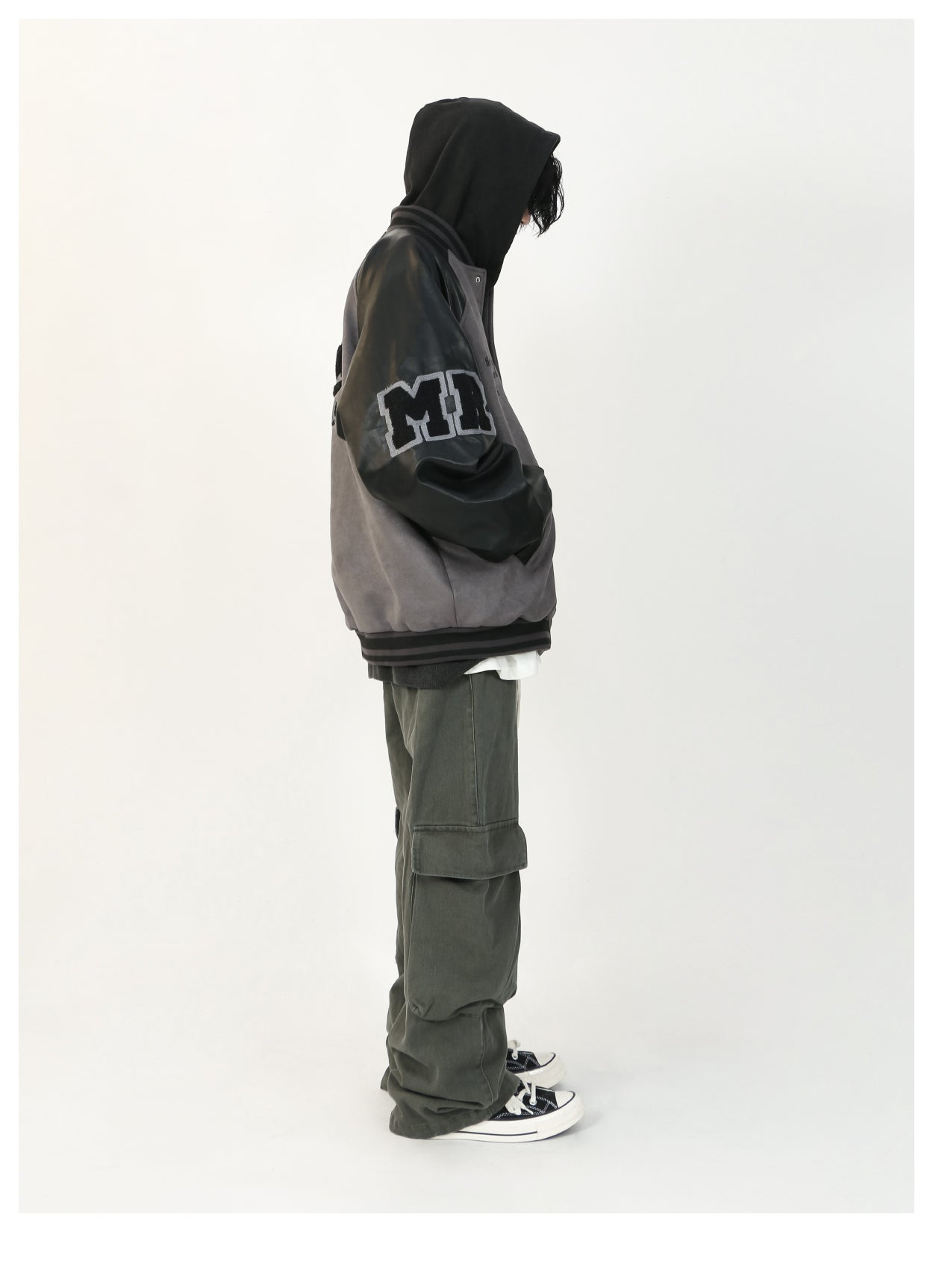 MRNEARLY Vintage 1997 Suede Varsity Jacket