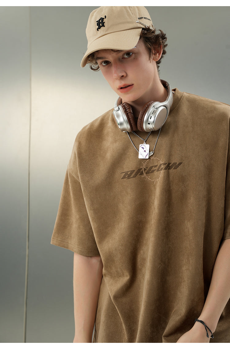 BJHG 'Thorns' Suede T-Shirt