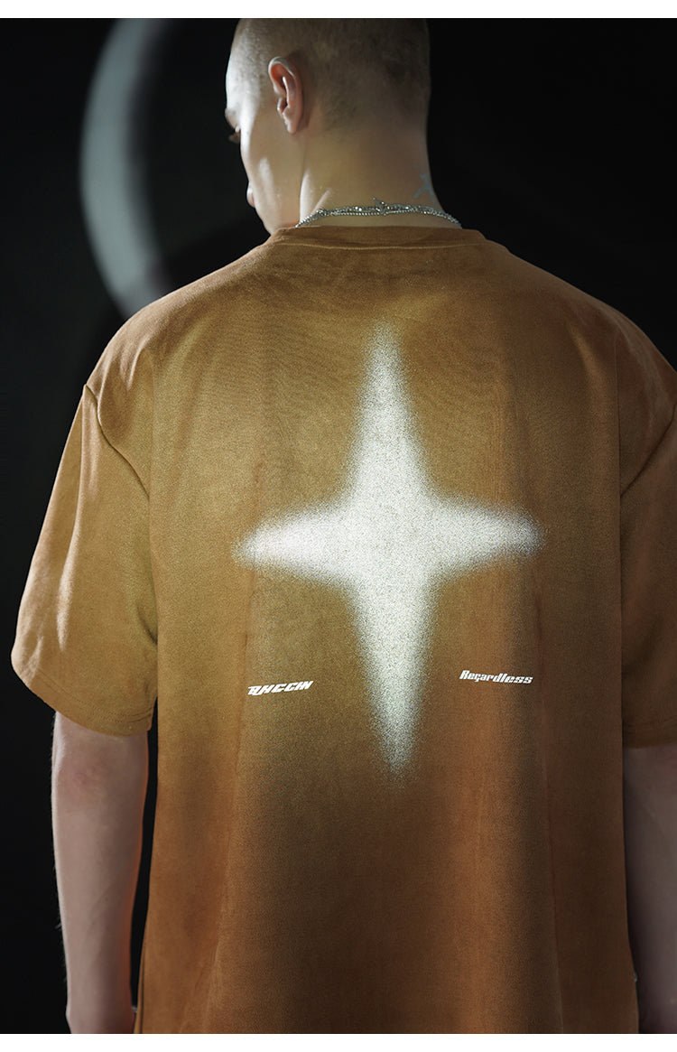 BJHG 3M Reflective Star Spike T-Shirt