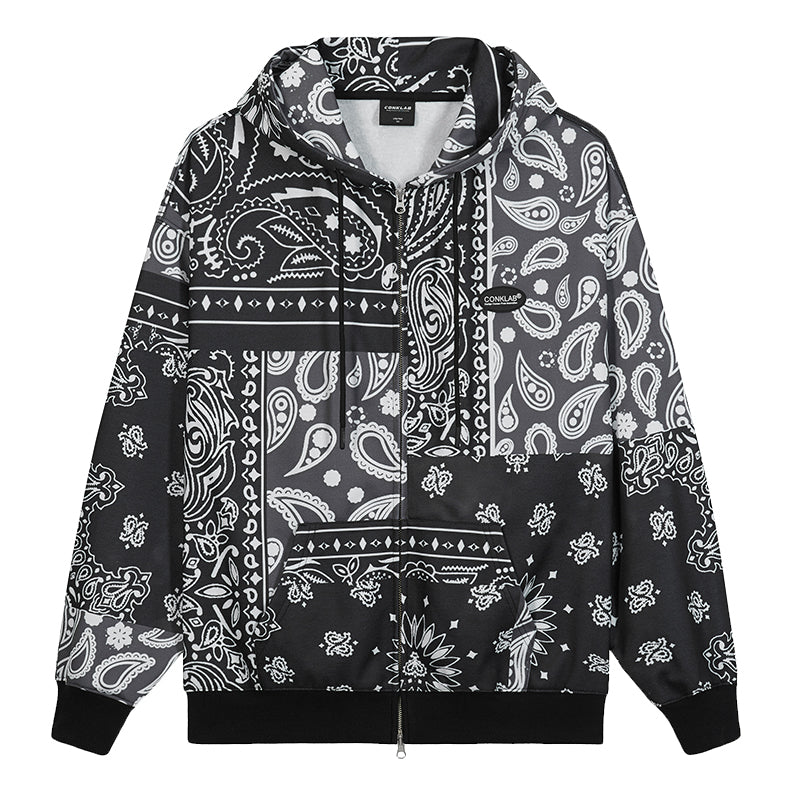 CONKLAB Zip-Up Bandana Jacket