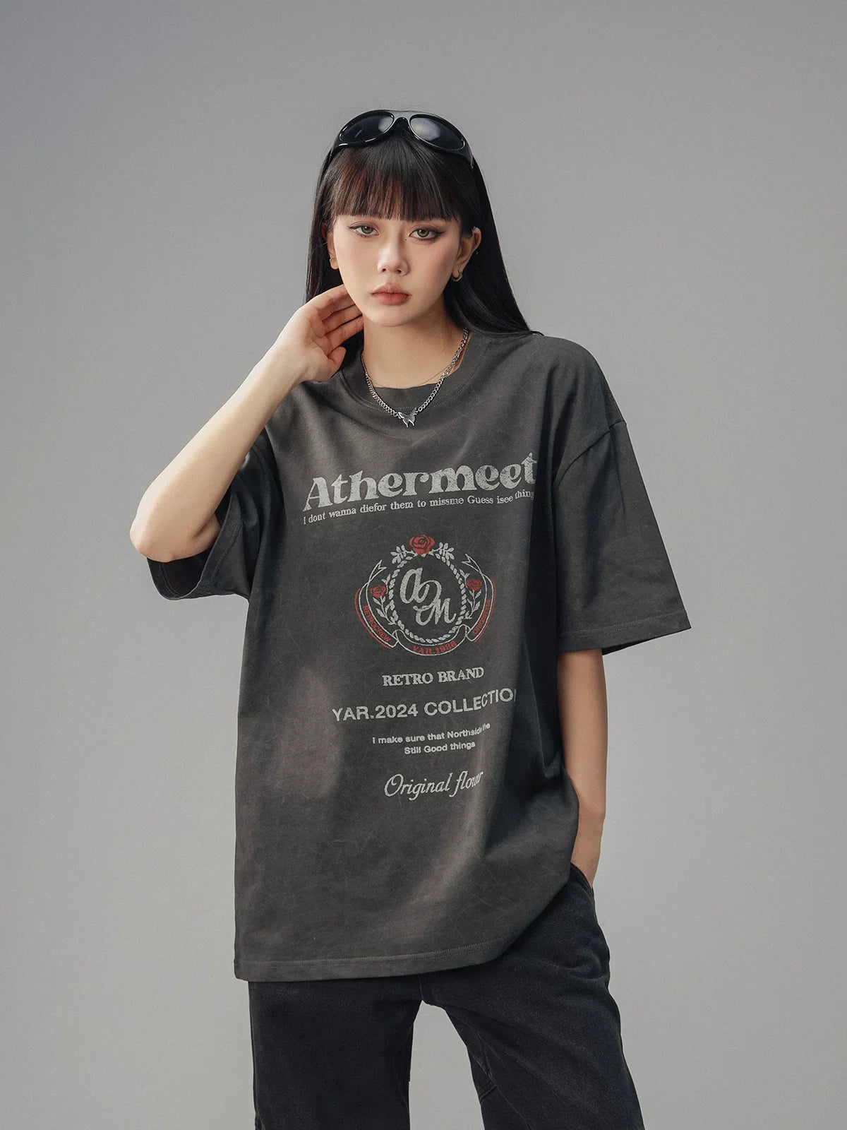 CTB Retro Distressed College T-Shirt