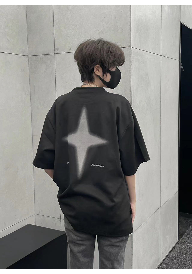 BJHG 3M Reflective Star Spike T-Shirt