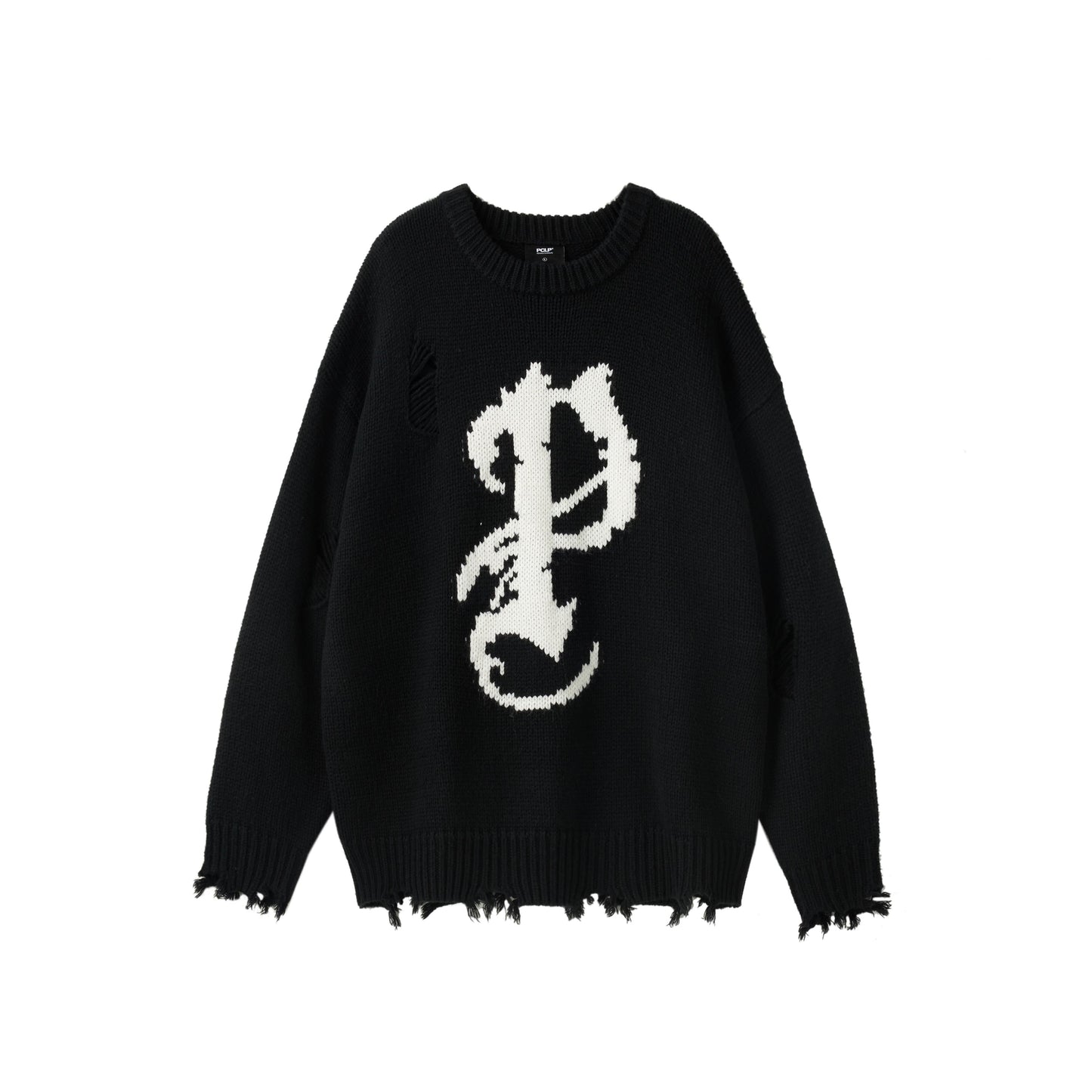 PCLP Mosaic Pattern Knit Sweater
