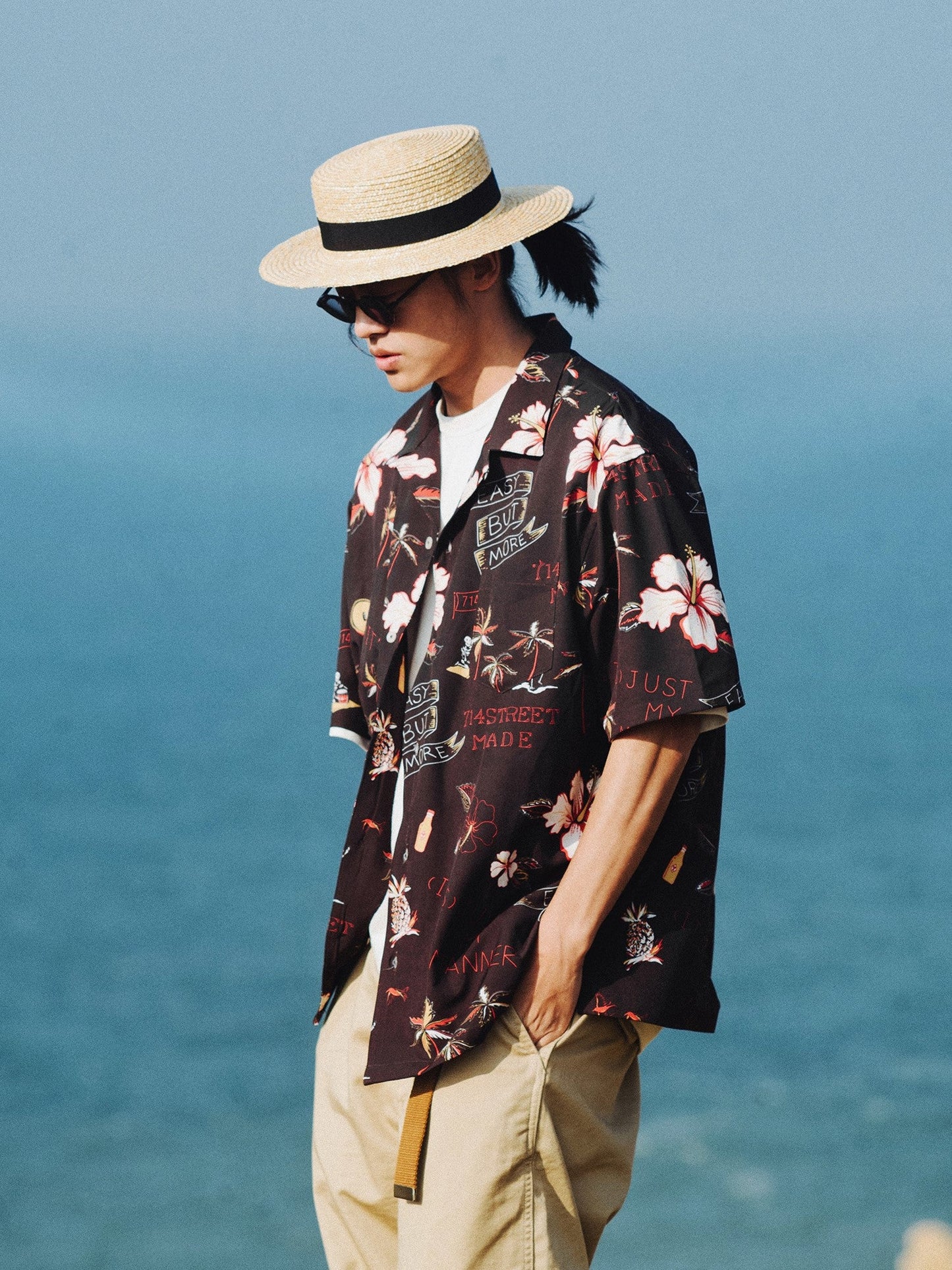 714street 'Luau' Short Sleeve Button-Up Shirt