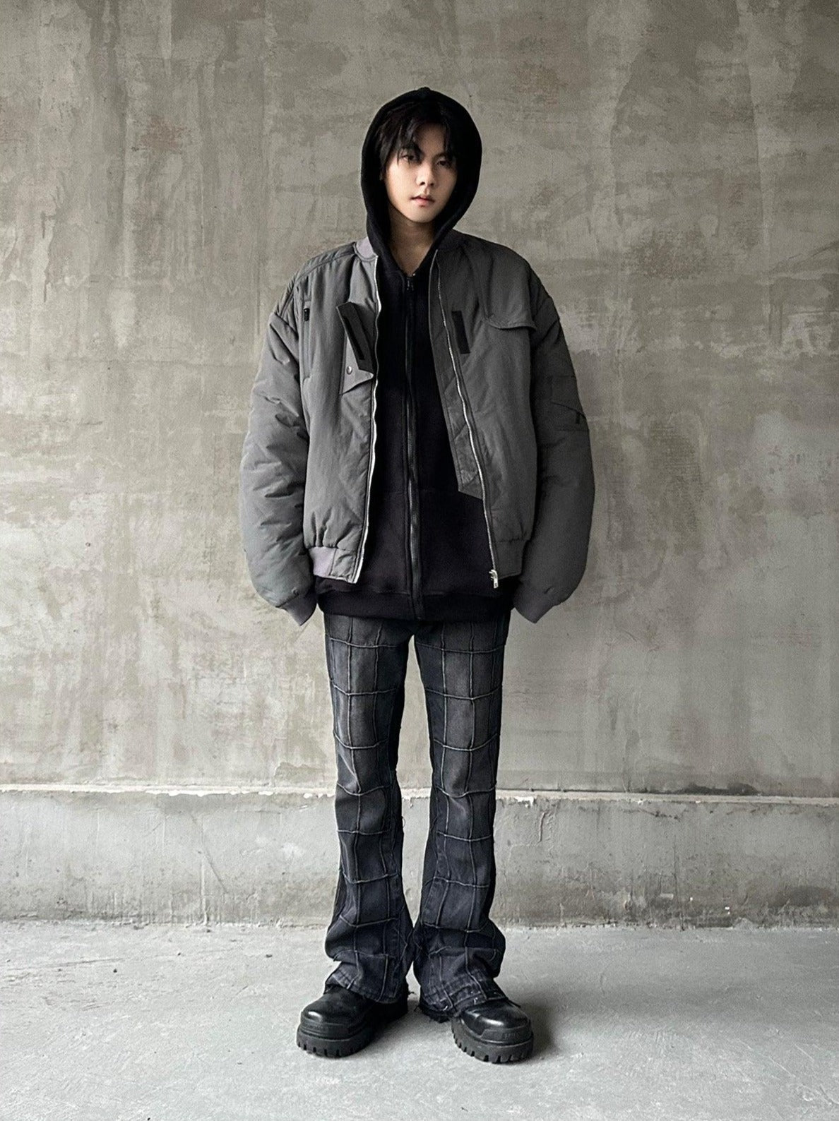 MRNEARLY Premium Heavyweight Flight Jacket