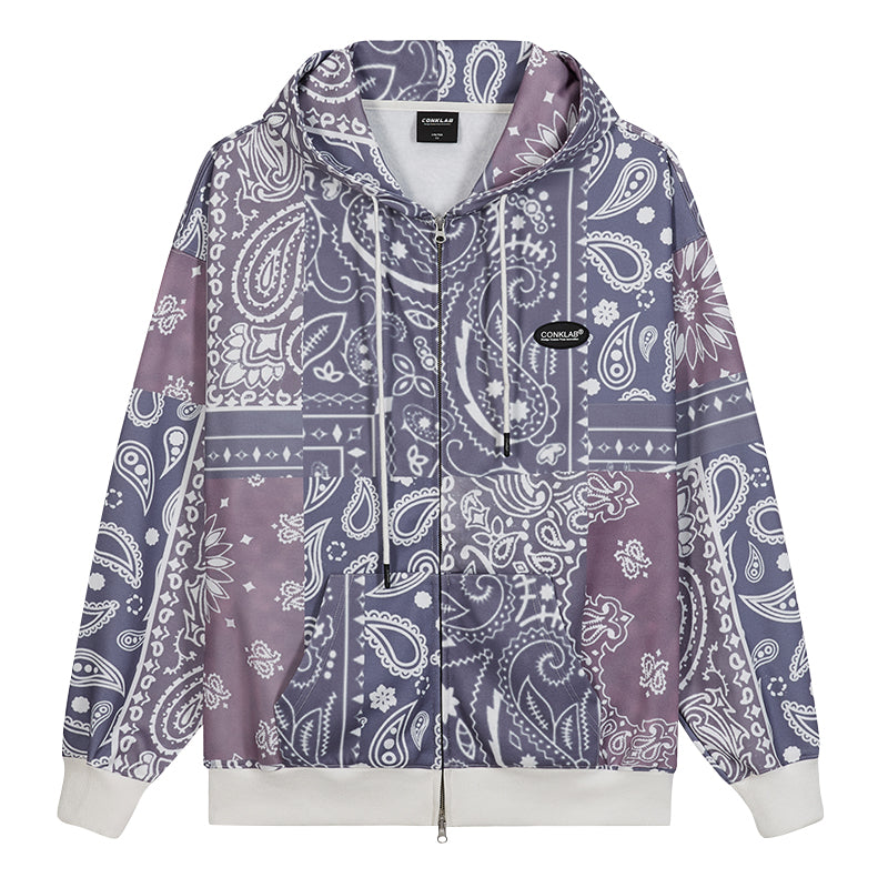 CONKLAB Zip-Up Bandana Jacket