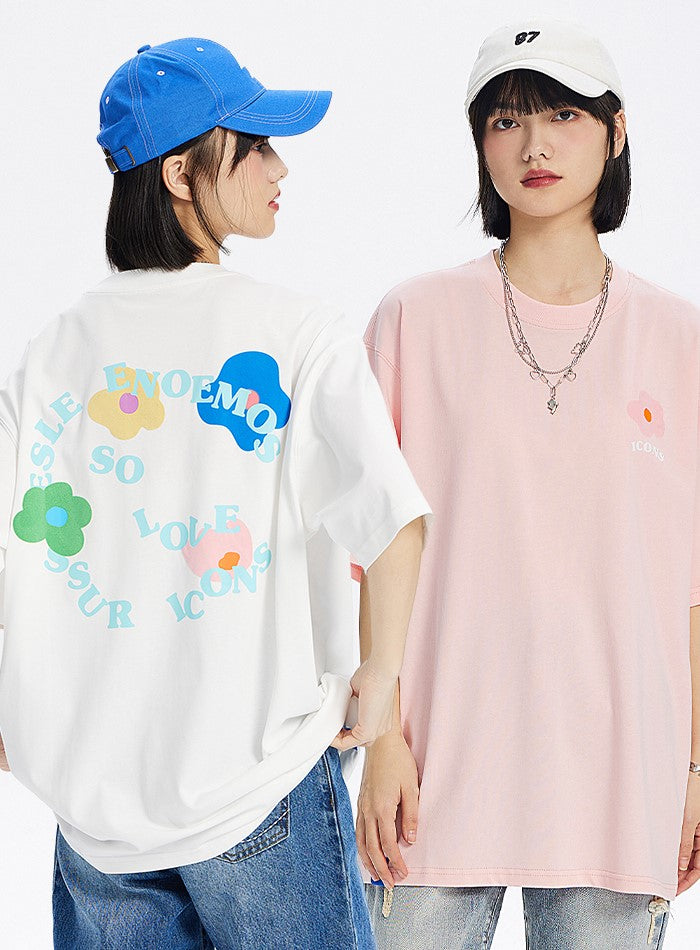 ICONSLAB Floral Garden T-Shirt